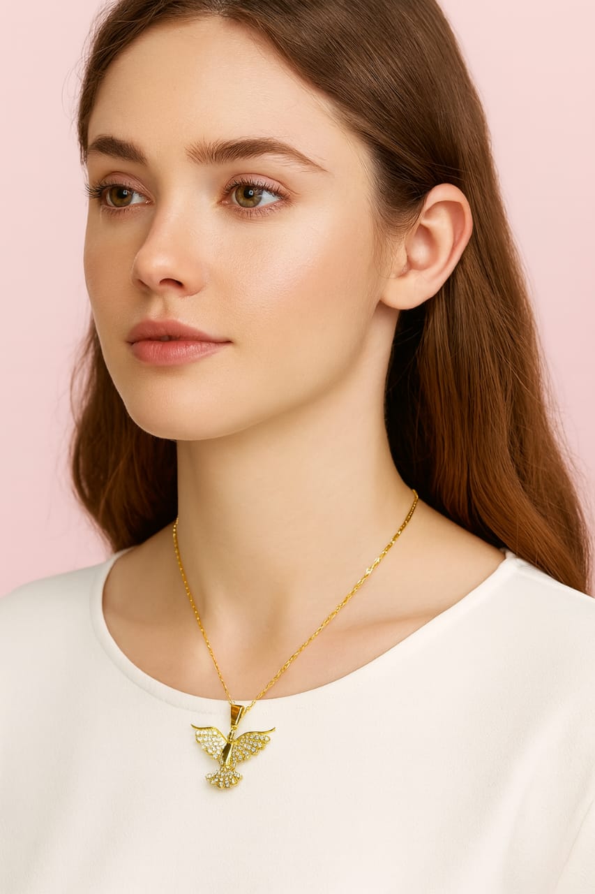 Angel Wing Necklace – Symbol of Protection