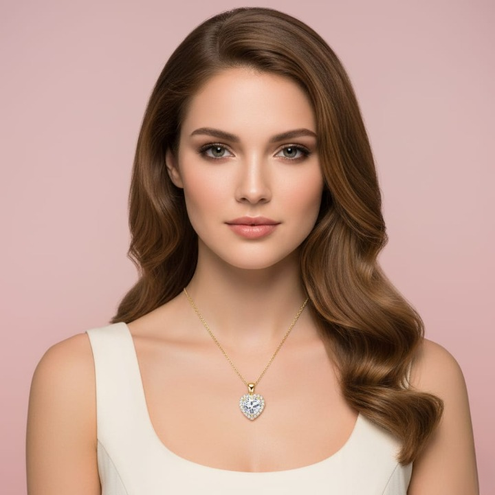 Love Pendant Necklace – Romantic & Elegant Style