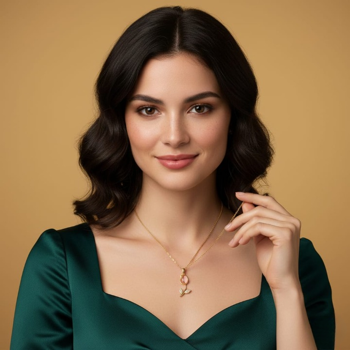 Tulip Pendant Necklace – Soft & Classy Look