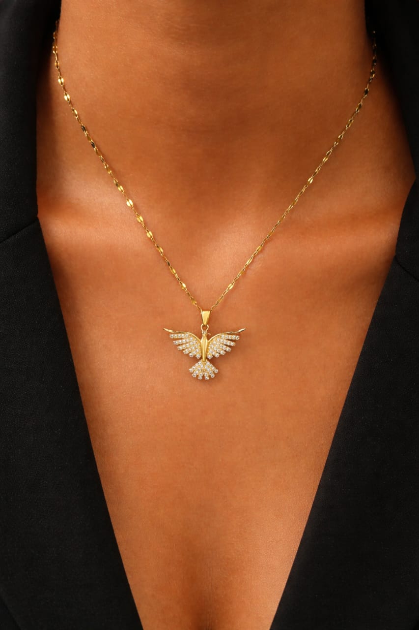 Angel Wing Necklace – Symbol of Protection
